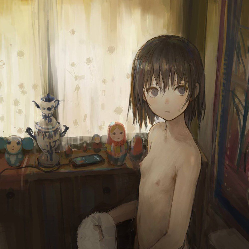 貧乳の二次エロ画像を愛でる。