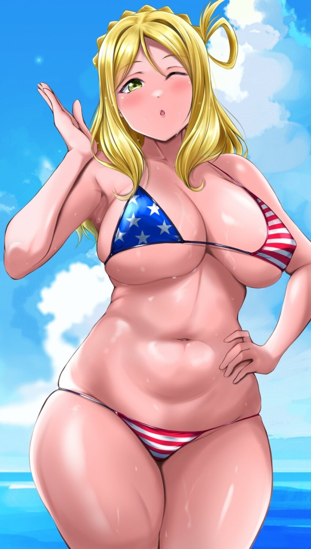 水着の二次エロ画像