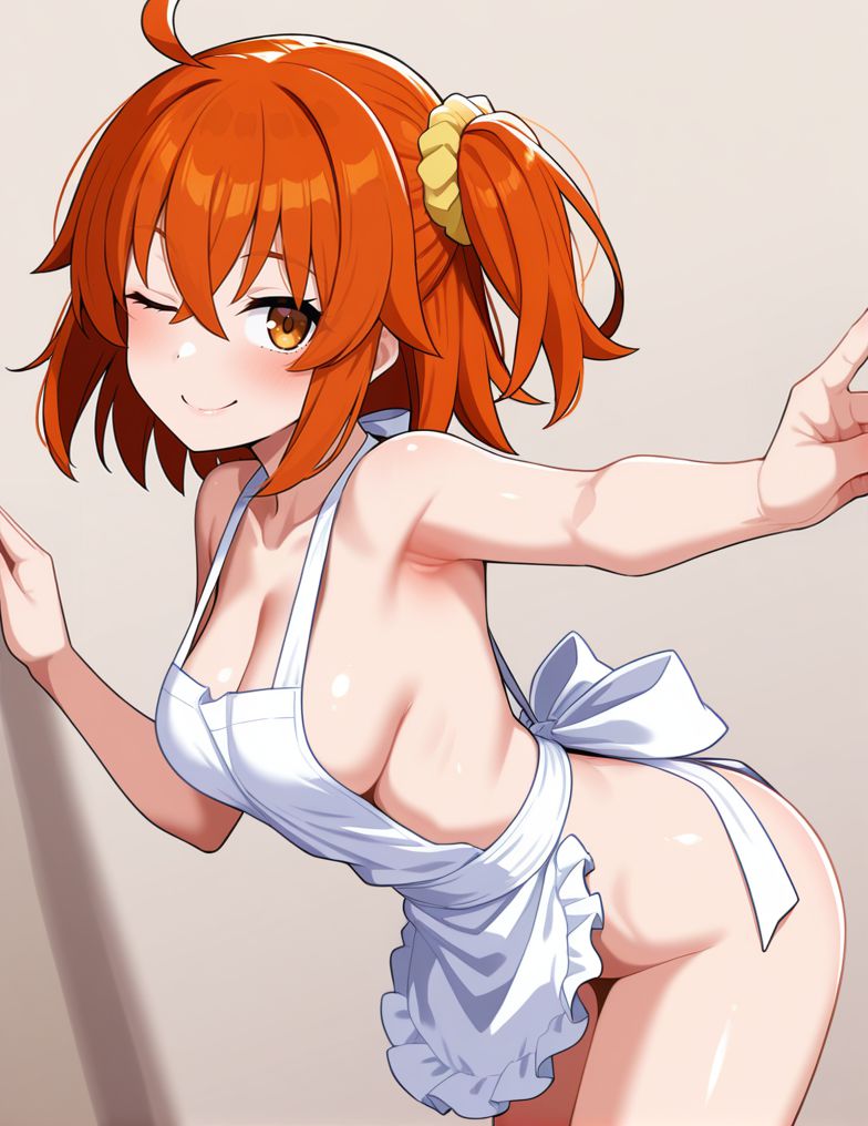 裸エプロンのエロ画像なんです！