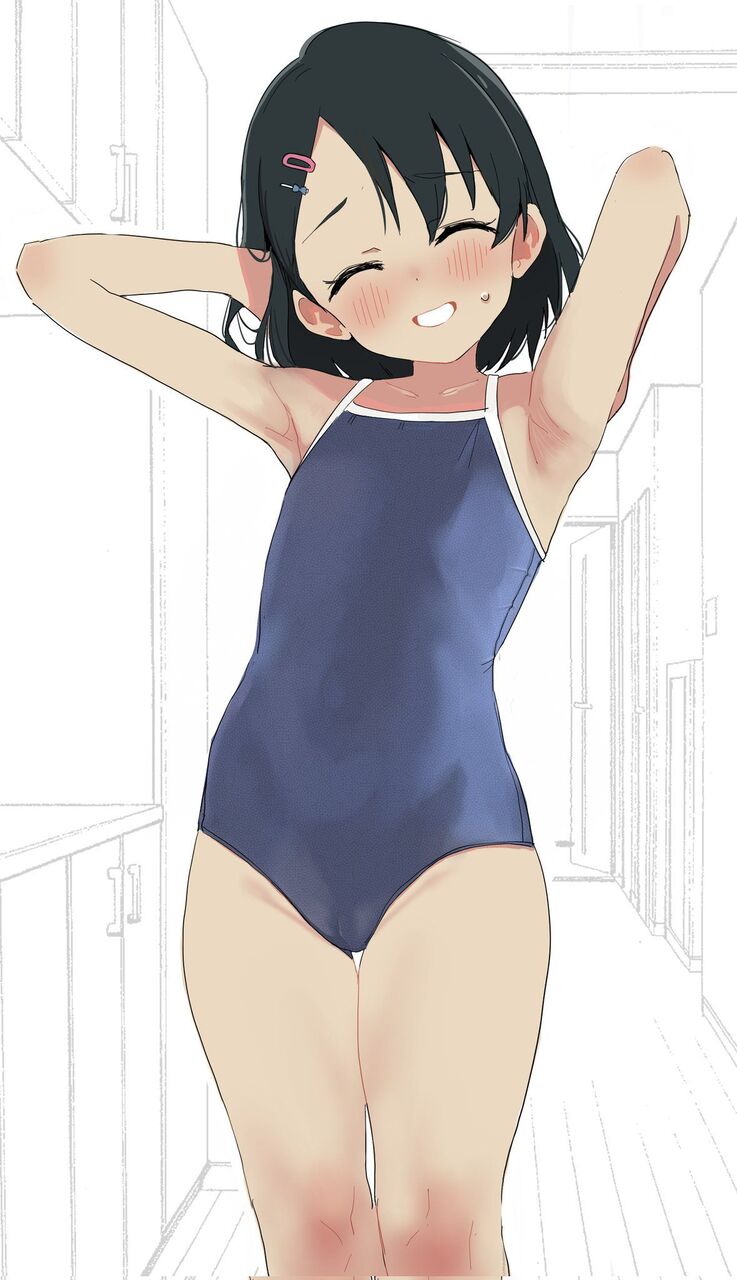 スク水の二次エロ画像で抜きたい！