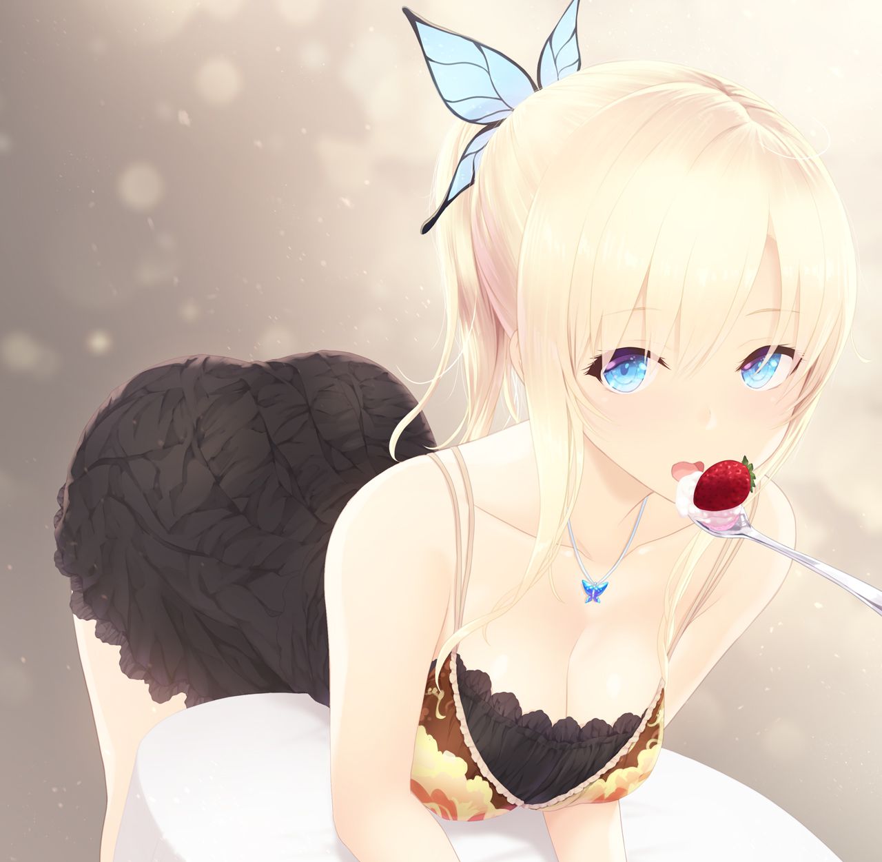 金髪のエッチな魅力が分かるエロ画像
