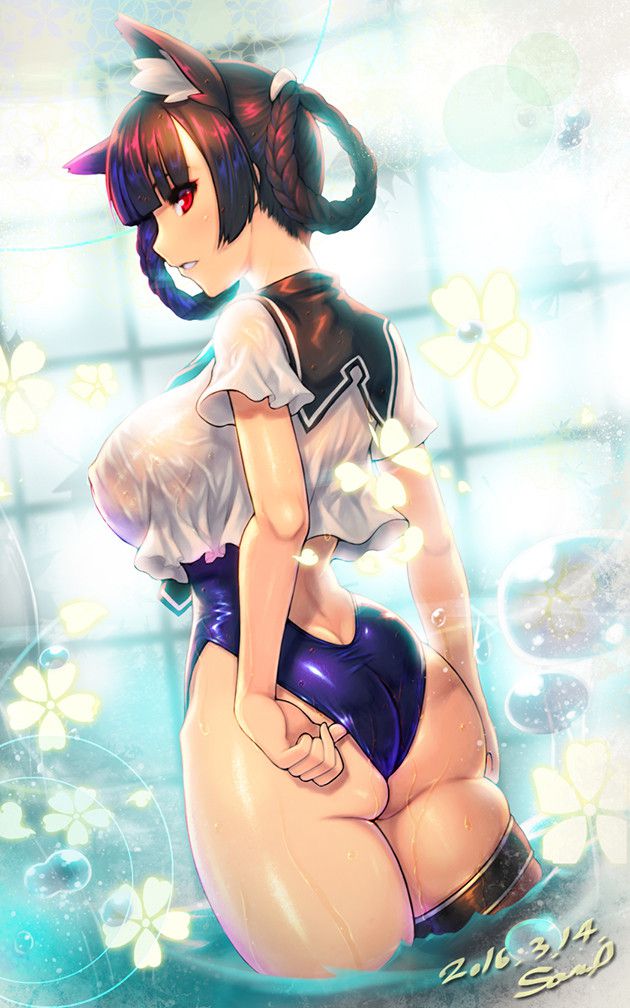 スク水の二次エロ画像で抜きたい！