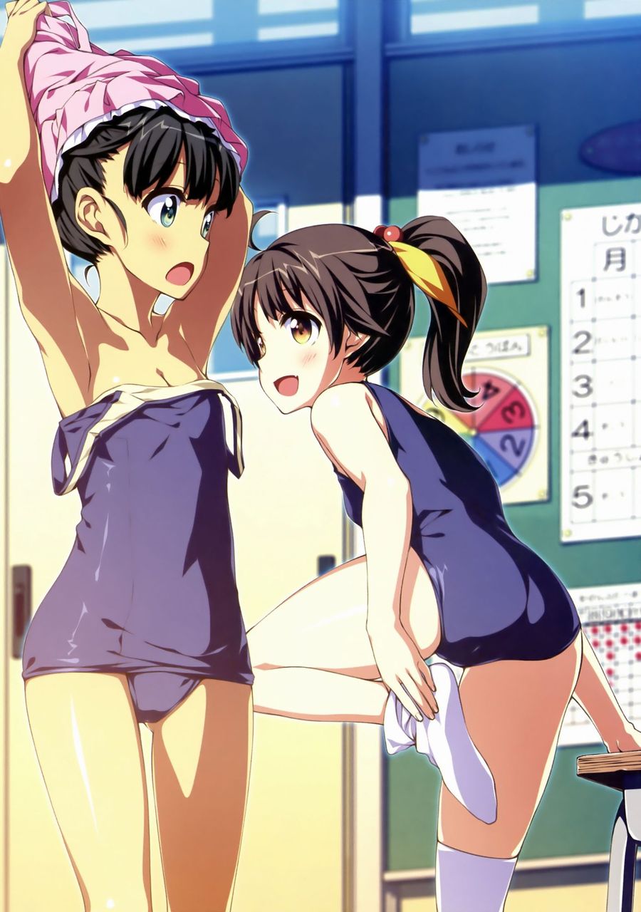 スク水の二次エロ画像で抜きたい！