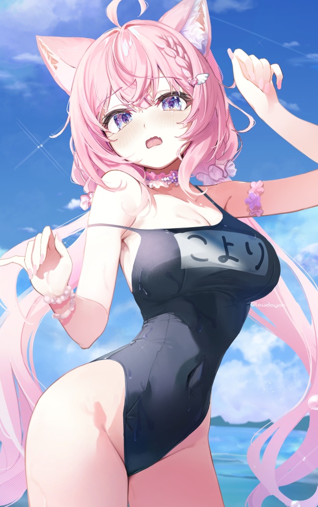 スク水の二次エロ画像で抜きたい！