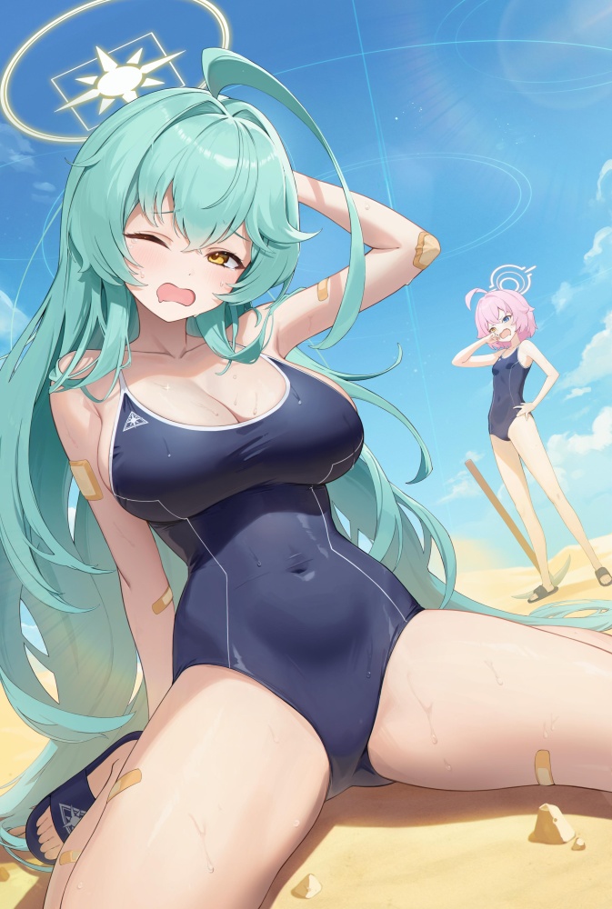 スク水の二次エロ画像で抜きたい！