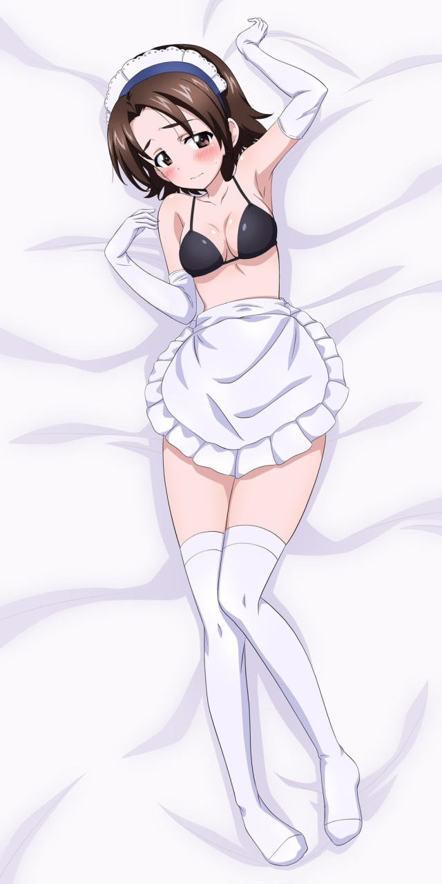 メイドの二次元エロ画像。