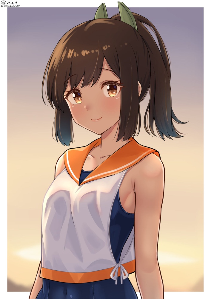スク水の二次エロ画像で抜きたい！