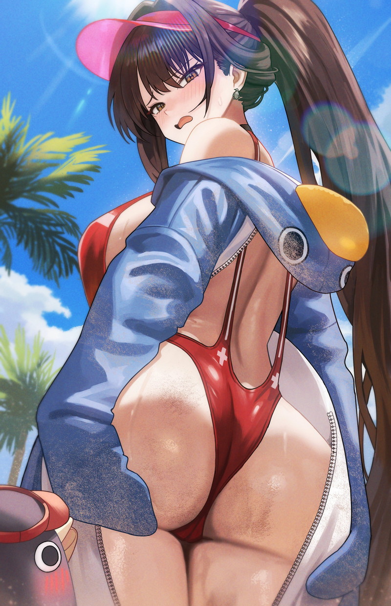 勝利の女神：NIKKEの二次元エロ画像。