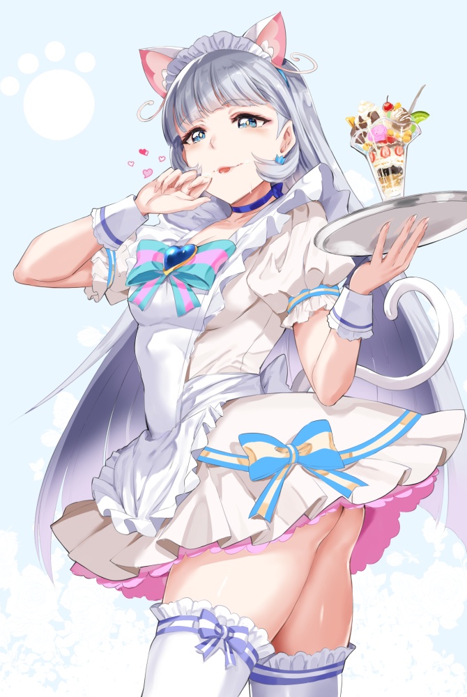 メイドの二次元エロ画像。
