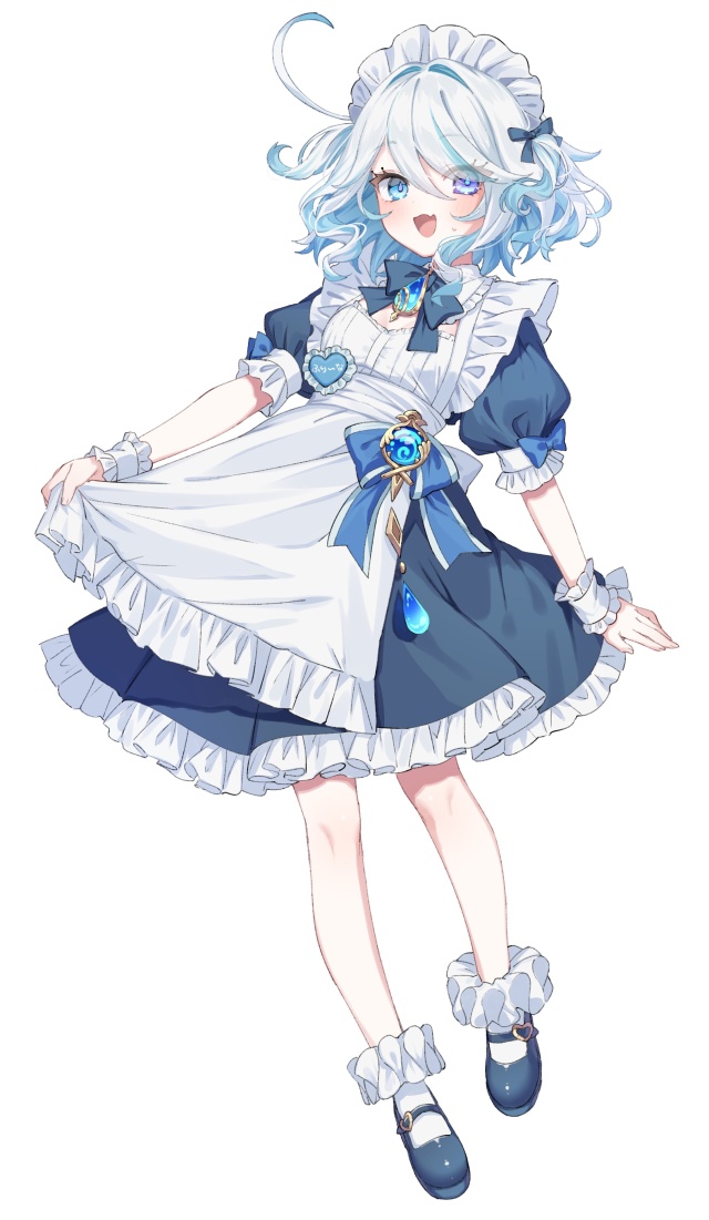メイドの二次元エロ画像。