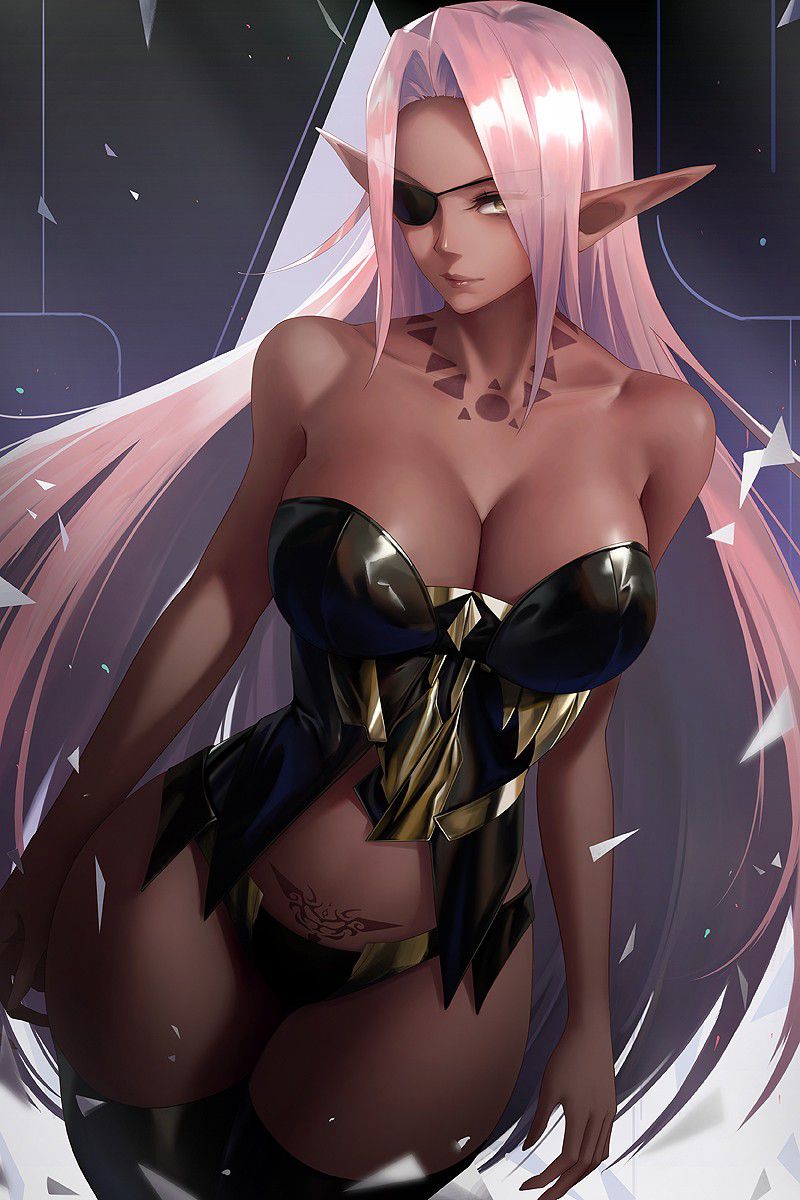 エルフのレベルが高いエロ画像