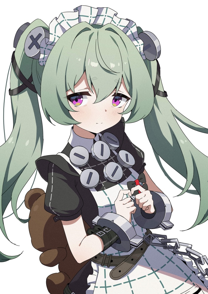メイドの二次元エロ画像。