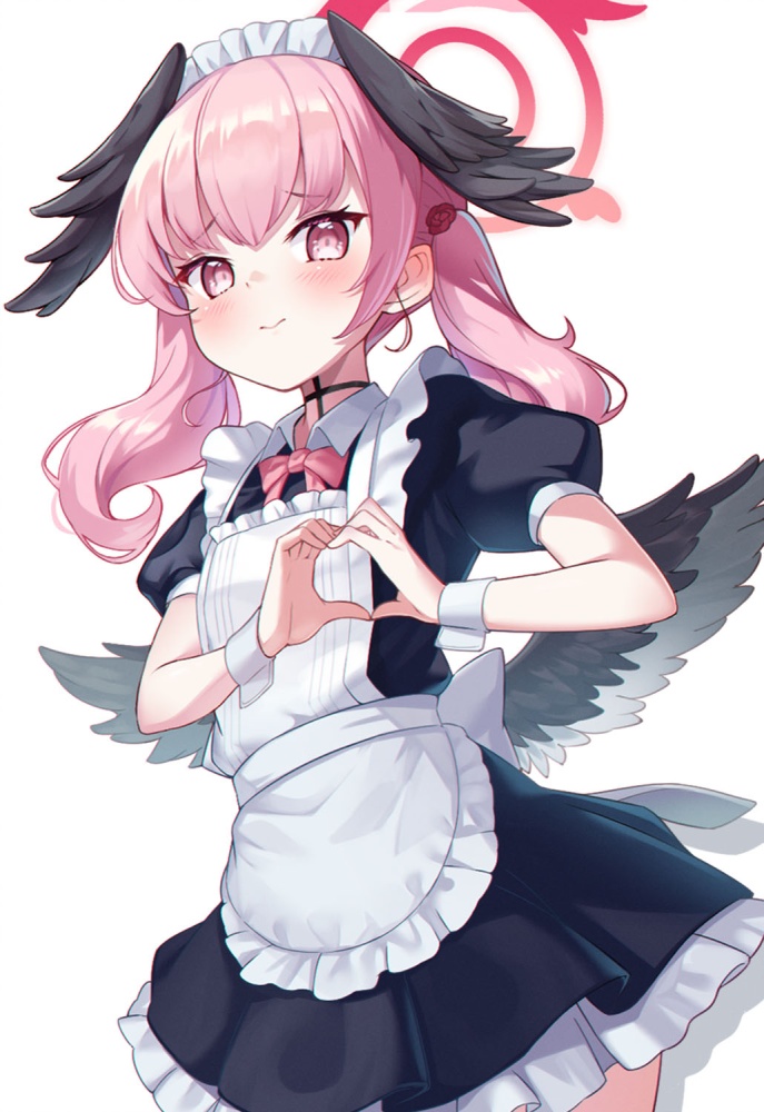 メイドの二次元エロ画像。