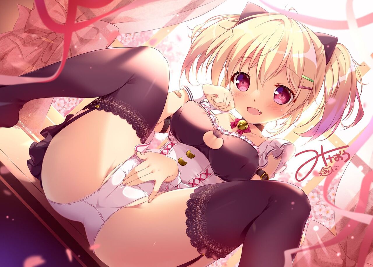 オナニー・自慰の可愛い二次元画像。