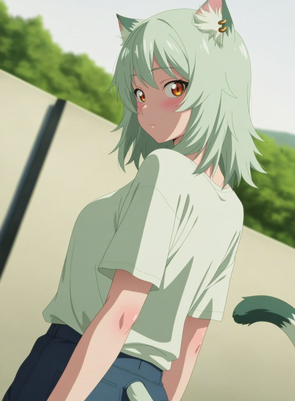 ヤニねこの虹エロ画像