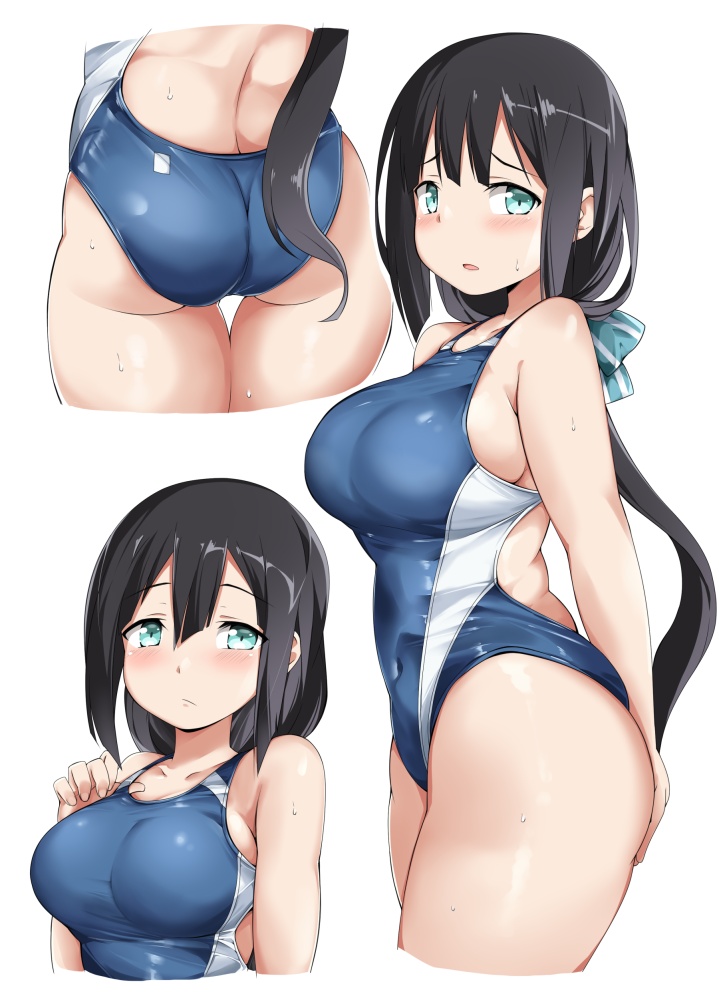 競泳水着のエロ画像を復習していく