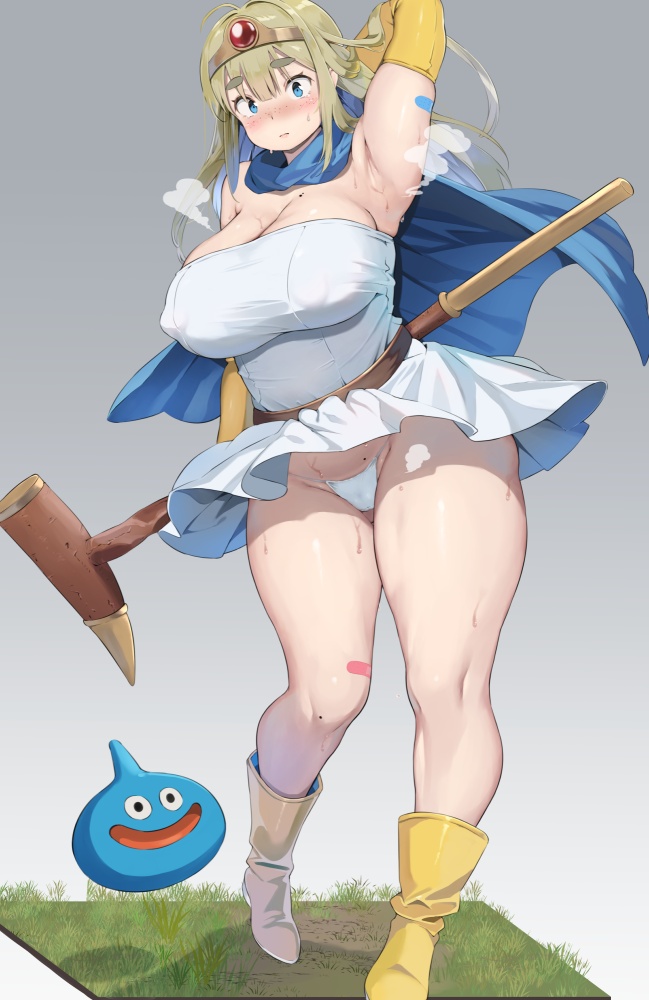 巨乳の二次元エロ画像。