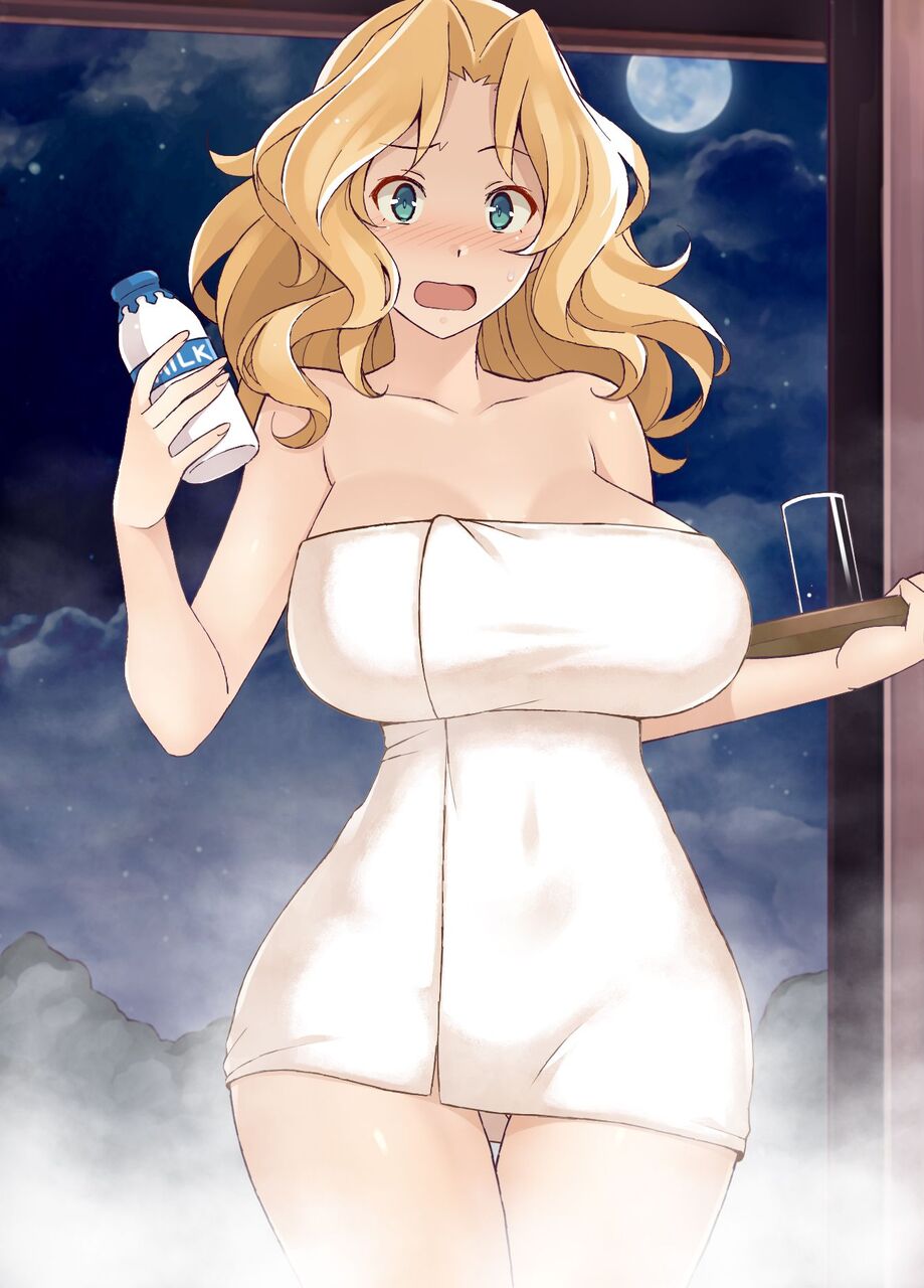 お風呂の可愛い二次元画像。
