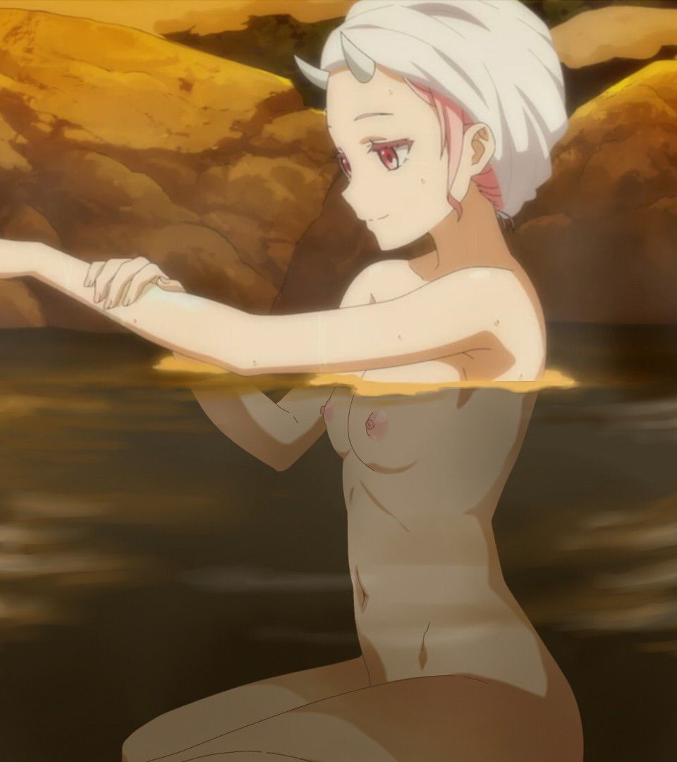 お風呂の可愛い二次元画像。