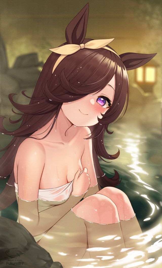 お風呂の可愛い二次元画像。