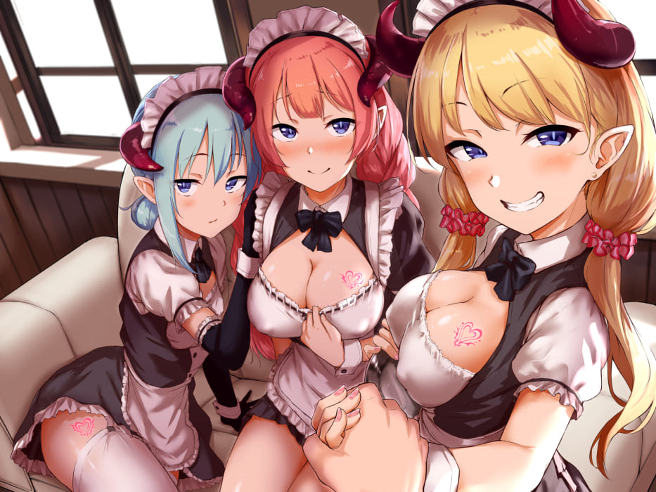 メイドのエロい画像
