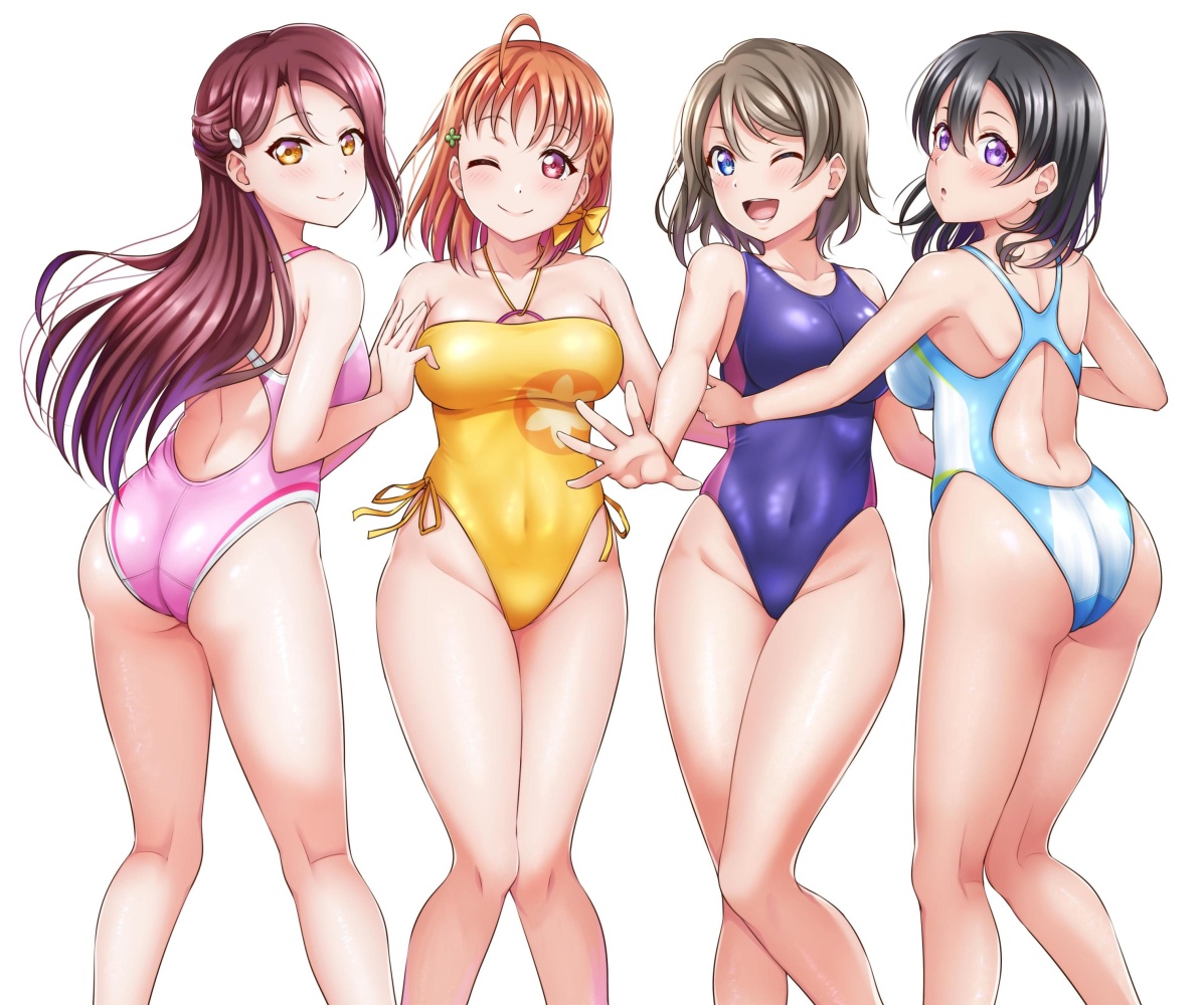 競泳水着のエロ画像を復習していく