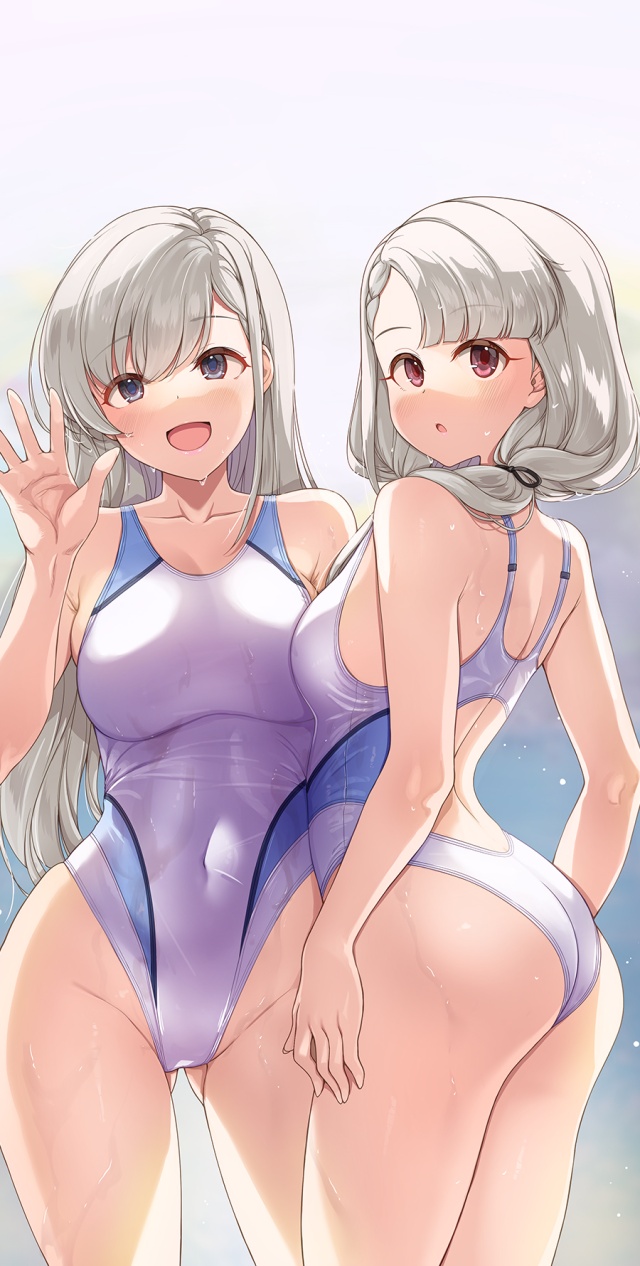 競泳水着のエロ画像を復習していく