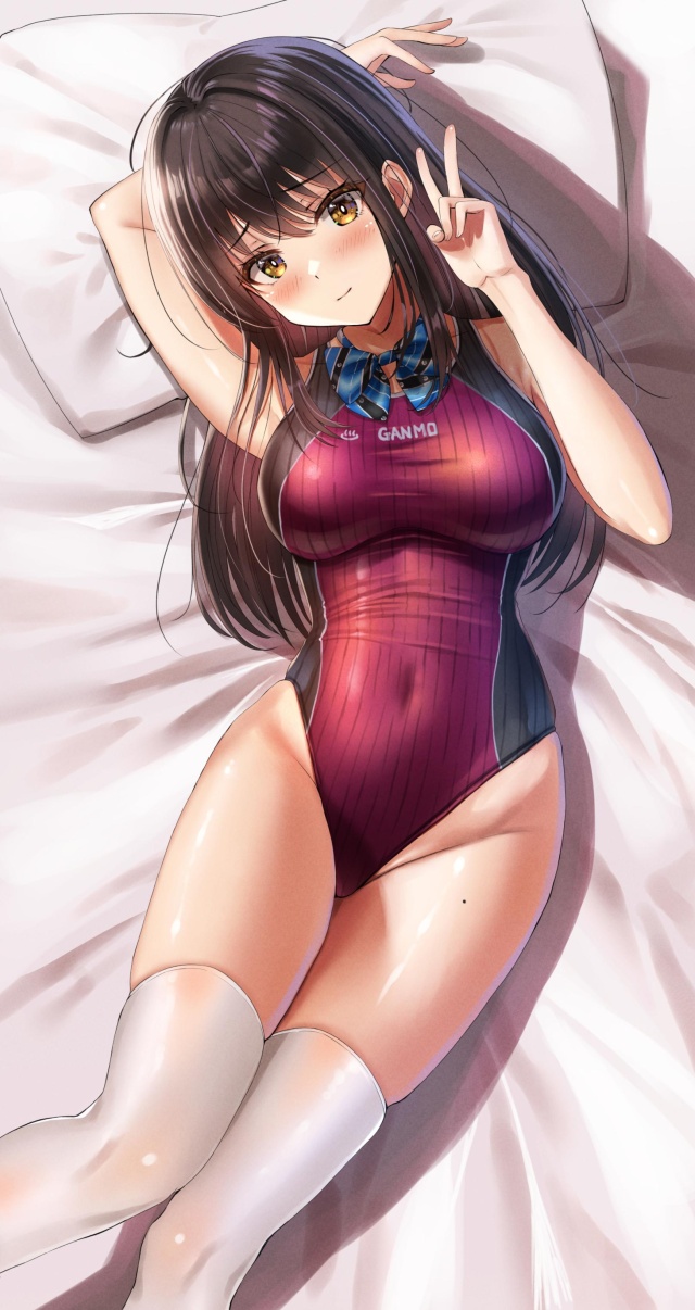 競泳水着のエロ画像を復習していく