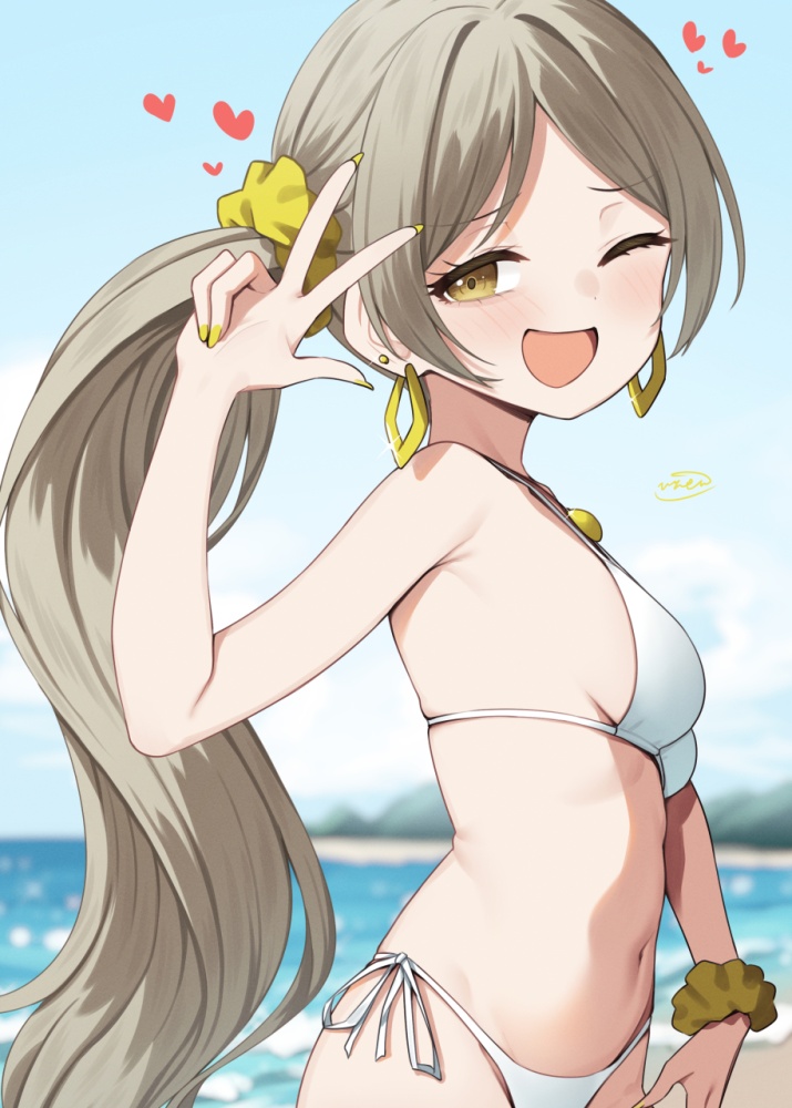水着のエロ画像を復習していく