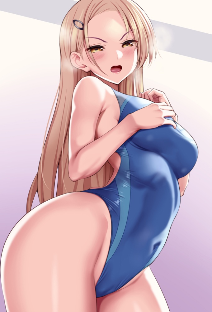 競泳水着のエロ画像を復習していく