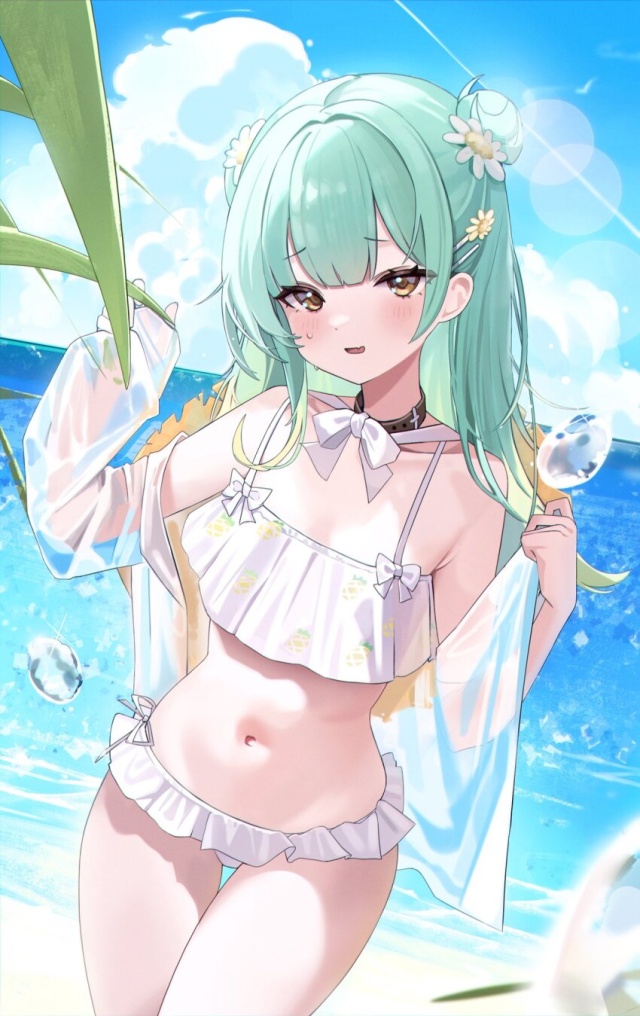 水着のエロ画像を復習していく