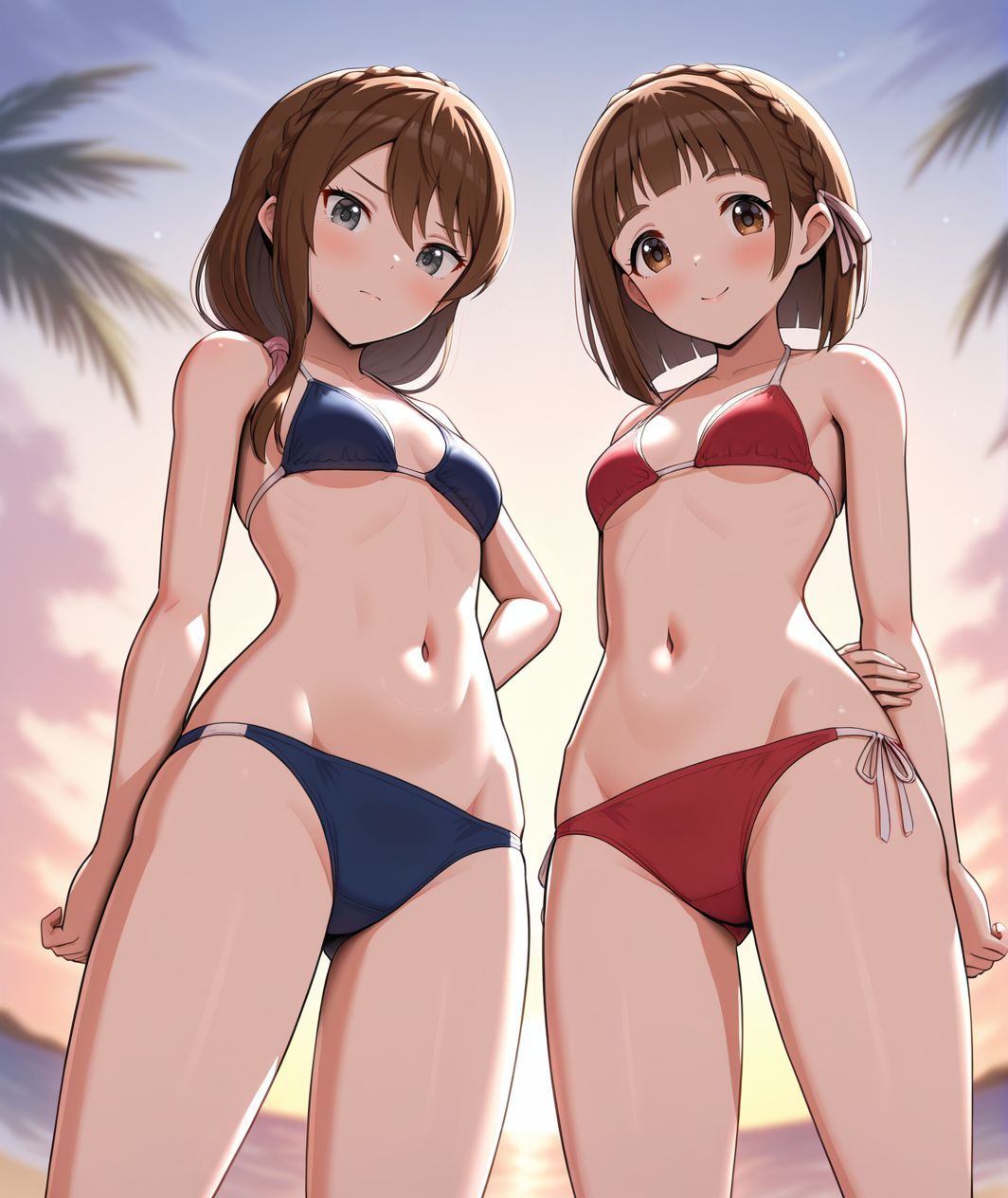ローアングルの二次エロ画像くだしあ。