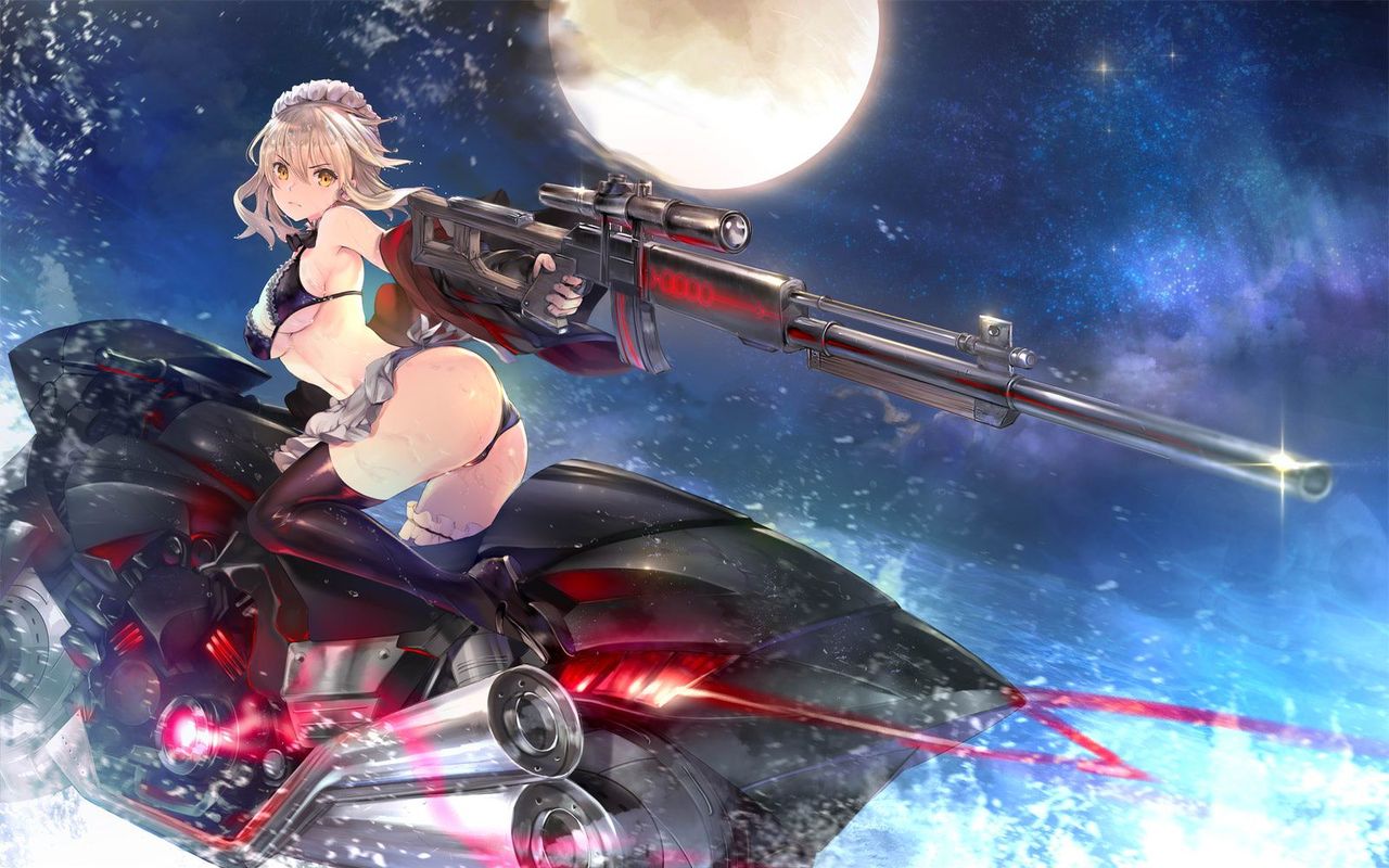 メイドの二次エロ画像を愛でる。