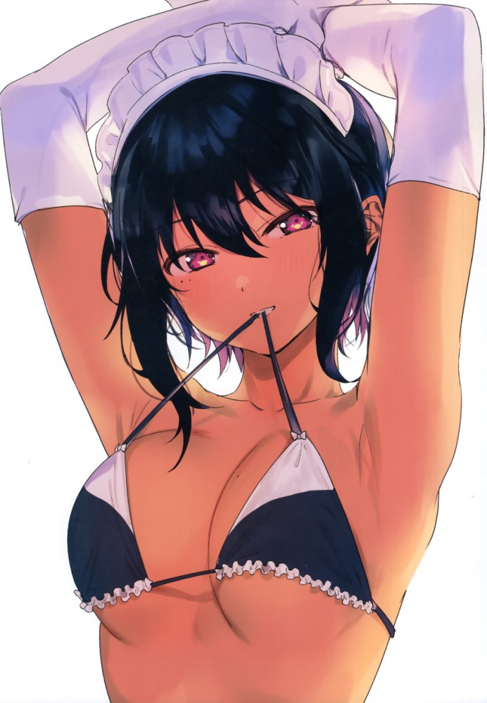 メイドの二次エロ画像を愛でる。