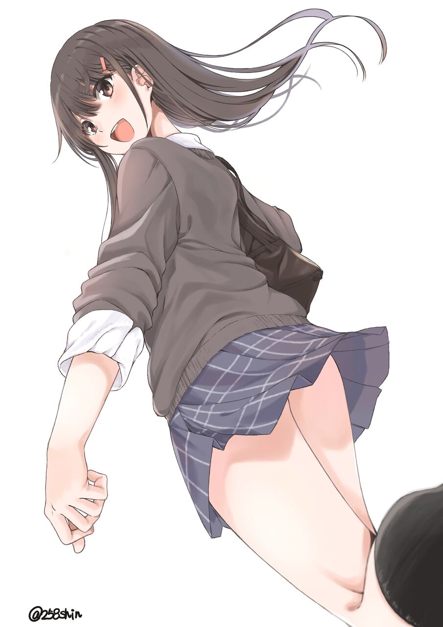 ローアングルのエッチな魅力が分かるエロ画像