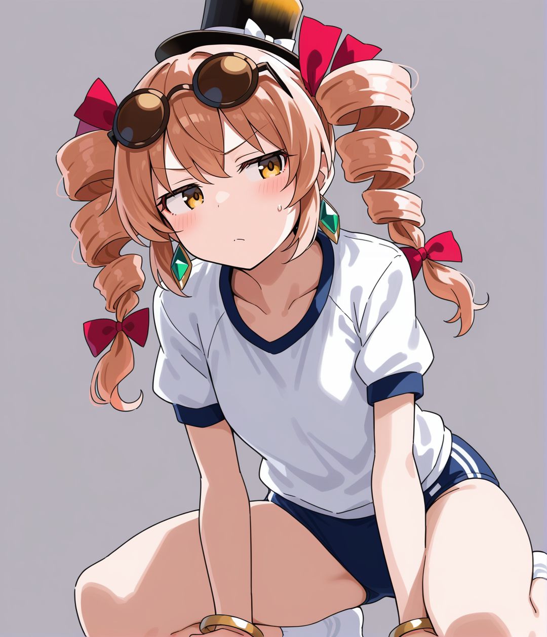 体操服・ブルマの二次フェチ画像。