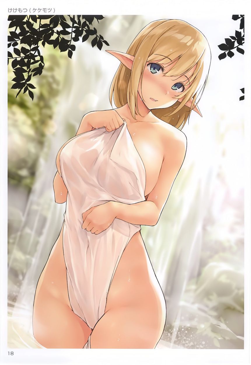 金髪の萌えイラスト