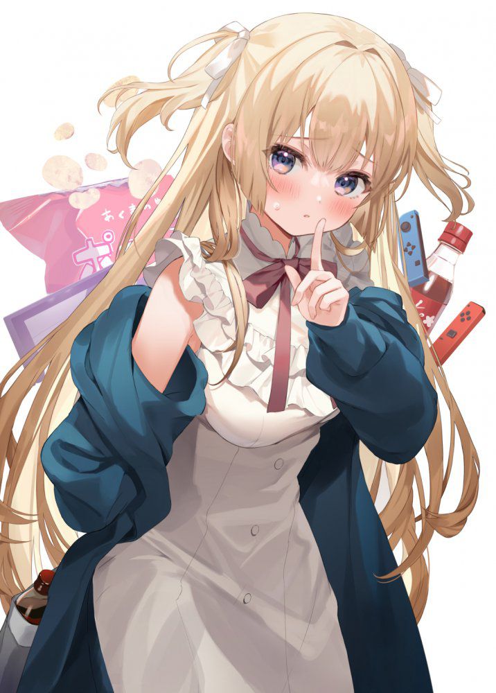 金髪の萌えイラスト