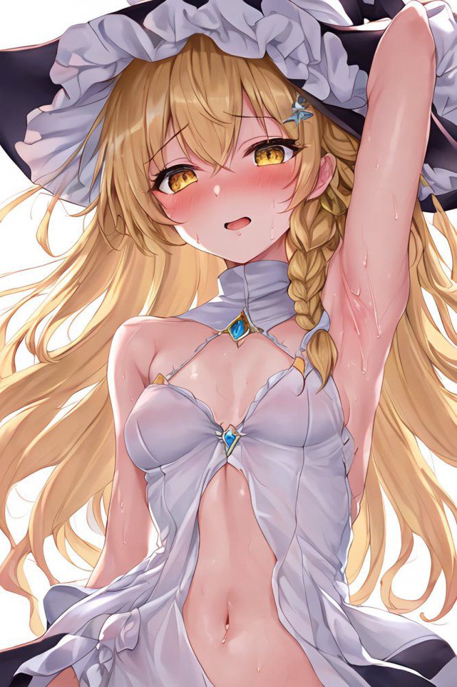 金髪の萌えイラスト
