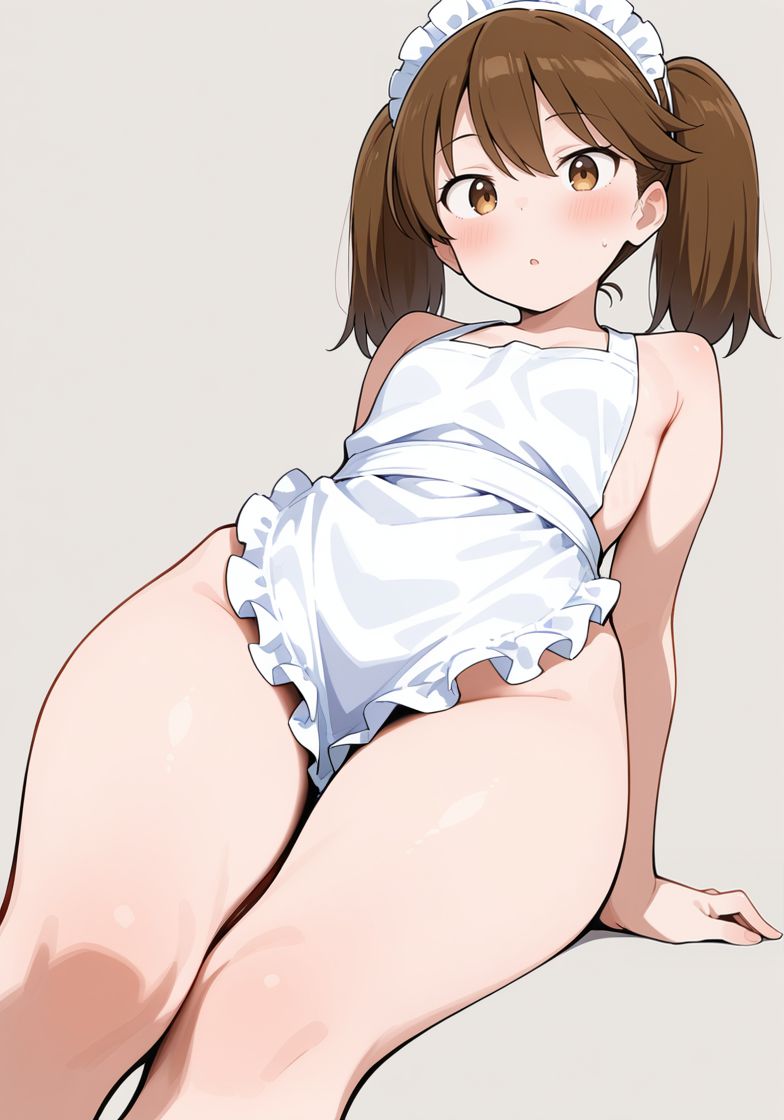 裸エプロンのエッチな魅力が分かるエロ画像
