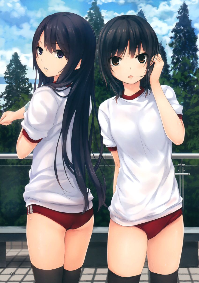 体操服・ブルマの二次フェチ画像。
