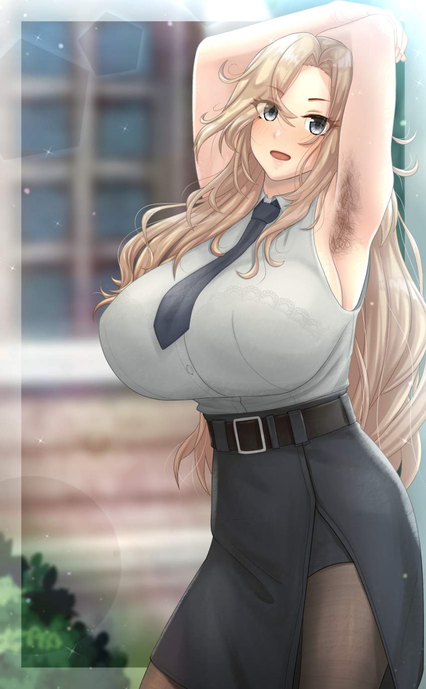 わきフェチの二次エロ画像を愛でる。