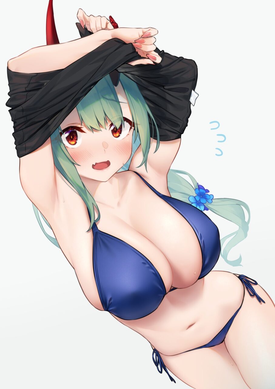 わきフェチの二次エロ画像を愛でる。
