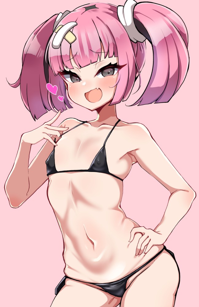 ビキニの二次元エロ画像。