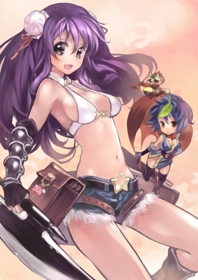 太ももの二次フェチ画像。