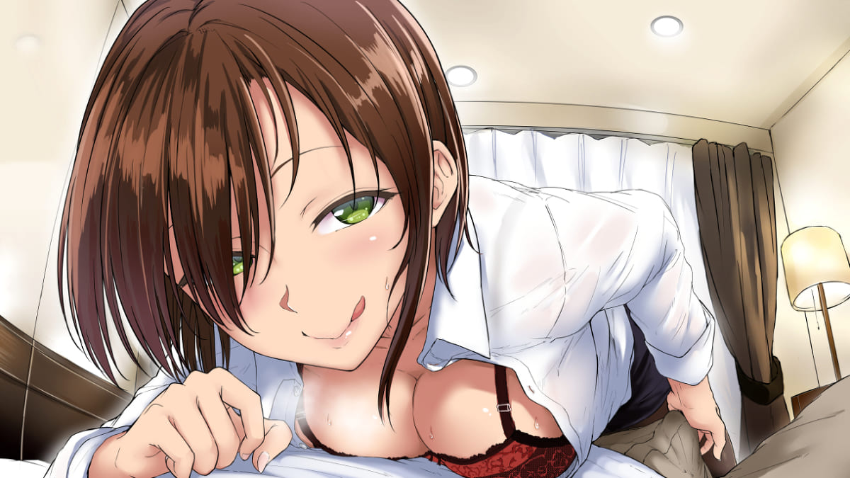 騎乗位のエロ画像