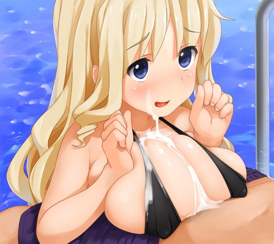 パイズリの二次フェチ画像。