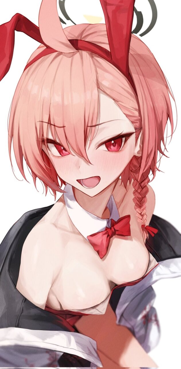 胸チラの可愛い二次元画像。