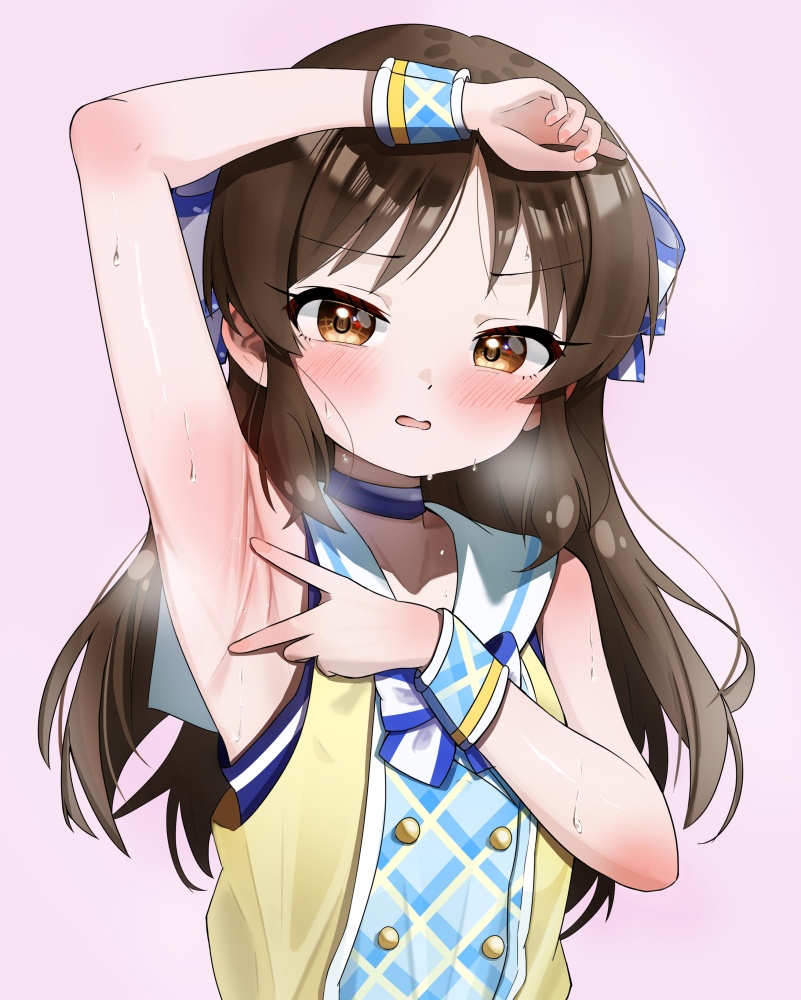 わきフェチの萌えイラスト