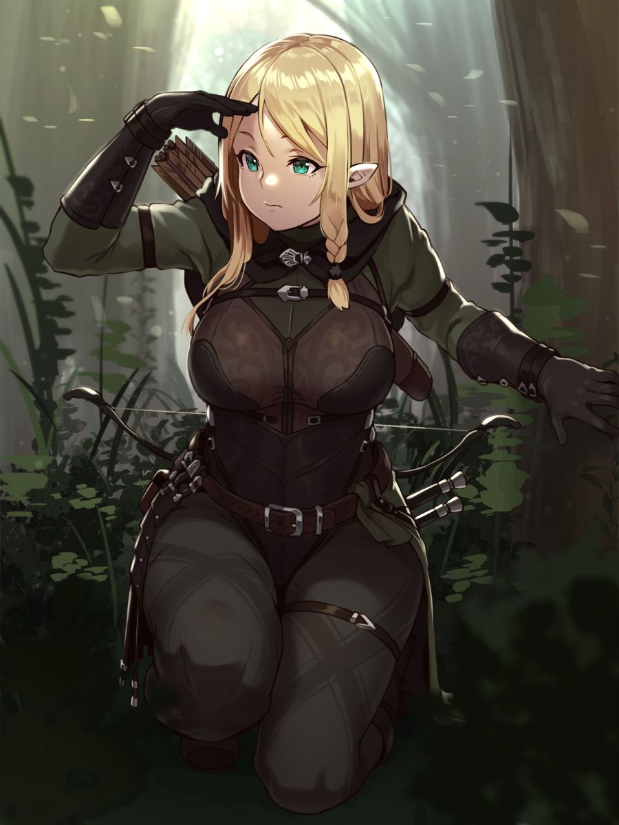 エルフのエロ画像で抜きたくなったから貼ってくよ